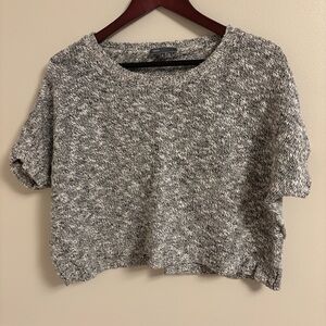 Vince Gray Knit Crop Top